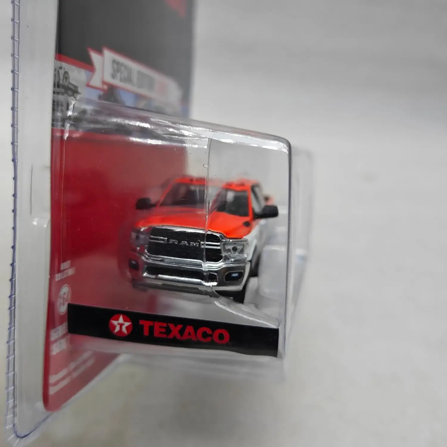 Zielony Model Samochodu Green Light 1:64 Texaco Special Edition Seria 1-2023 Ram 2500, Zabawki, Prezenty, Kolekcja, Model Samochodu Odlewany ze Stopu, Kolekcjonerski
