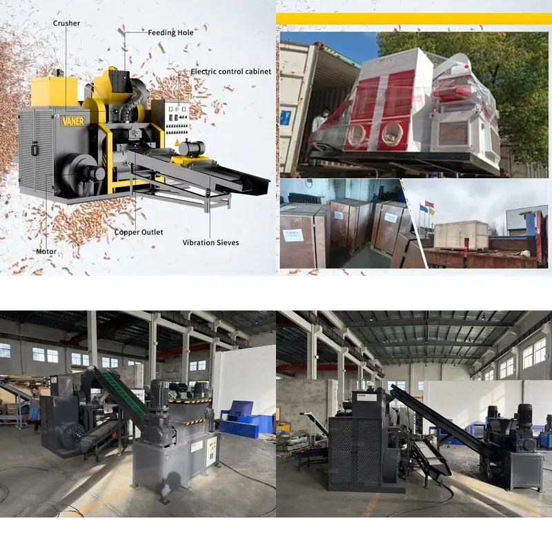 Industrial Machinery 200KG/H Scrap Copper Wire Recycling Machines