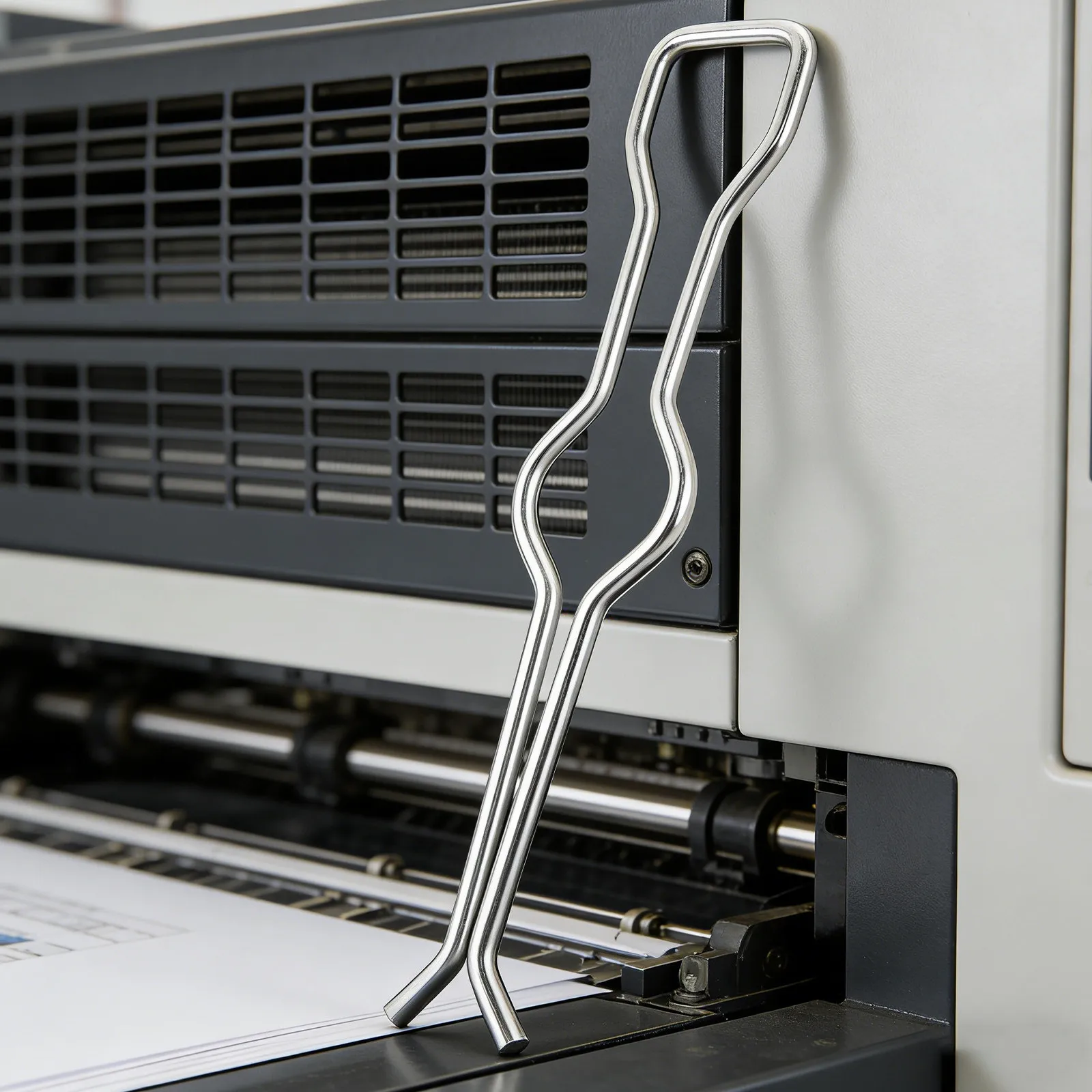 Heavy Duty Anti-Slip Web Alignment Clamp Fork for Bag Making Machines Printing Press Gravure Printing Blown Film Extruders Film