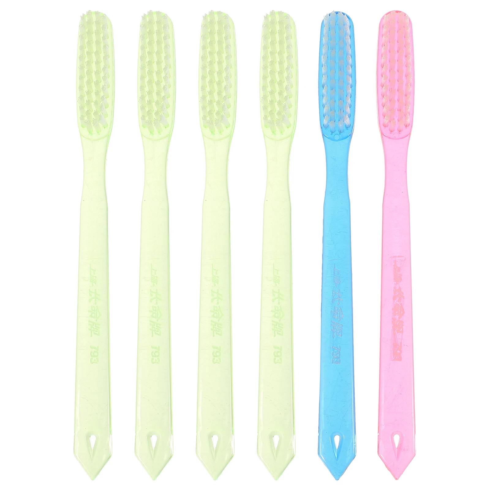 6 قطع من فرشاة الأسنان ذات الشعيرات الصلبة للغاية، دليل ثابت للبالغين، تنظيف الأسنان بالبقع أثناء السفر، استخدام صحي ممتاز وآمن