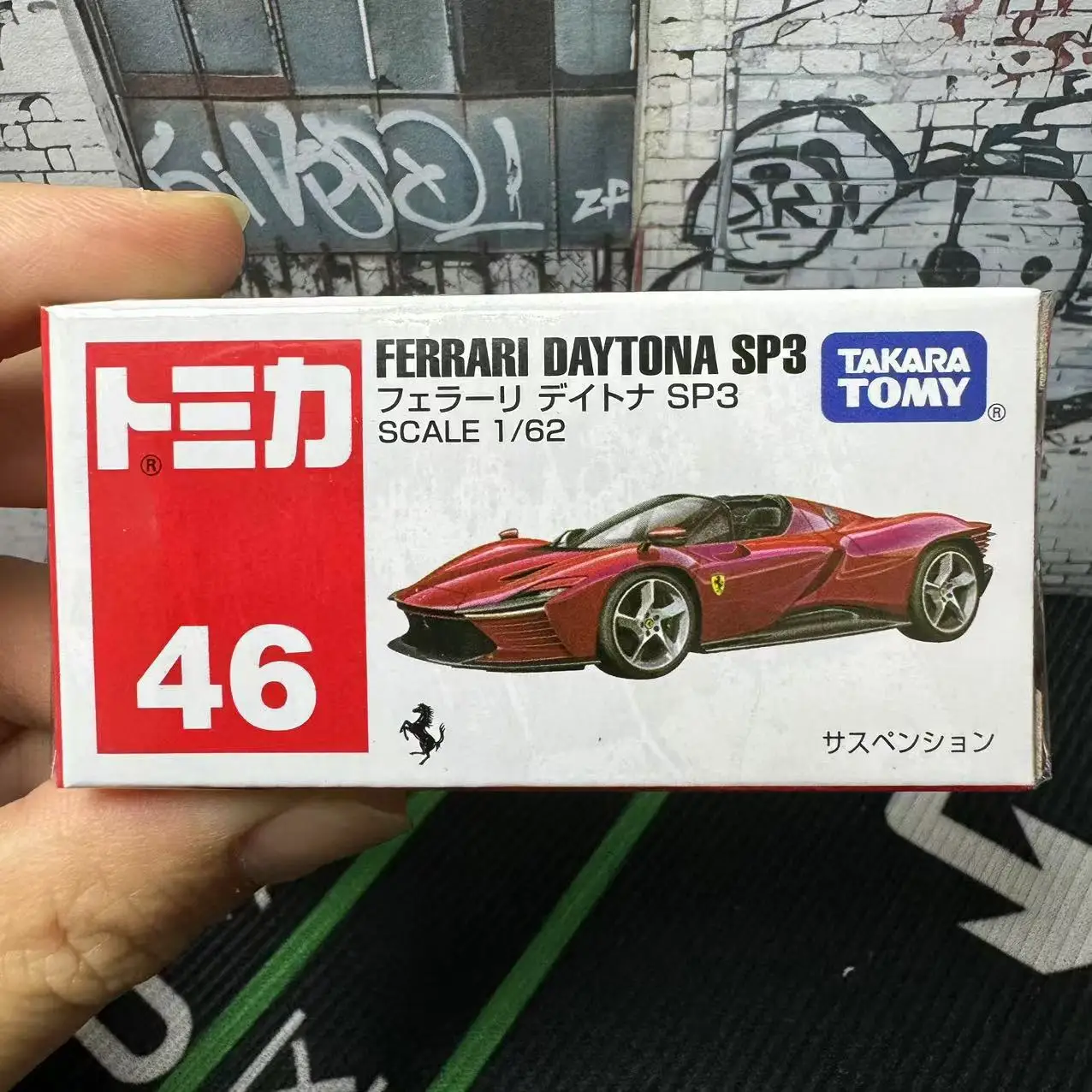 

Takara Tomy Tomica No.46 Ferrari Daytona SP3 Casting Static Alloy Car Vehicle Diecast Metal Mode Collection Display Boy Toy Gift