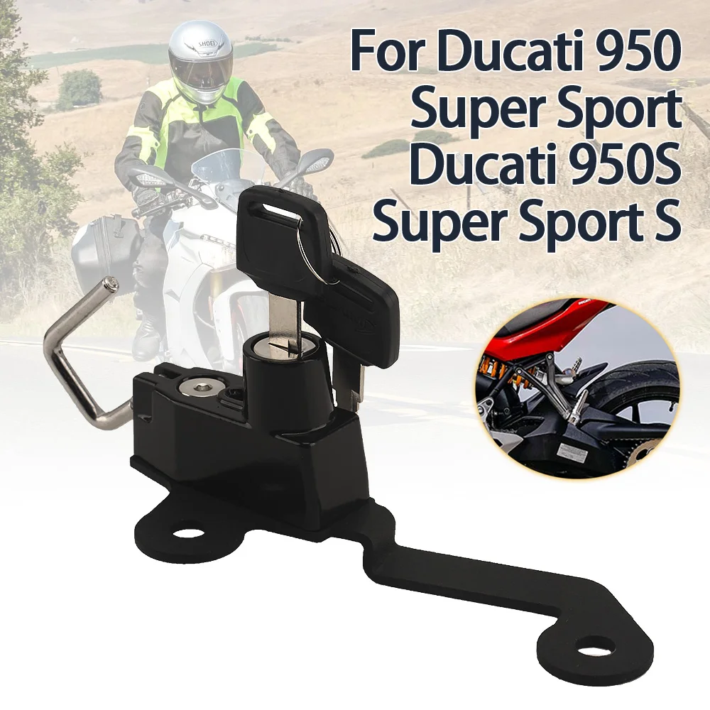 Motocycle Helmet Lock For Ducati 950 950S Super Sport S Anti Theft Lock Padlock Helmet With 2 Key Combination Accessories