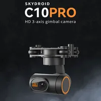 Skydroid C10 Pro Small 2K HD 3 Axis Gimbal Camera Support 1080P Image Feedback Compatible With T12/H12/H16/H16Pro Remote Control