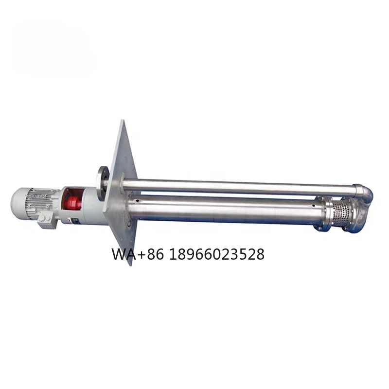 Vertical long axis submersible pump explosion-proof stainless steel non-clogging sewage pump