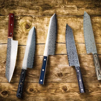 Damascus Chef Knife 1