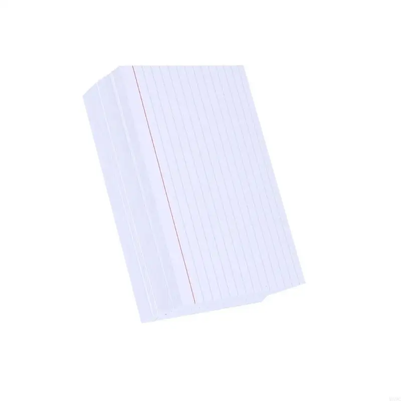 W89C 300 Blätter ausgekleidete Karteikarten zum Studium von Notizen Vokabularkarten für die Büroschule