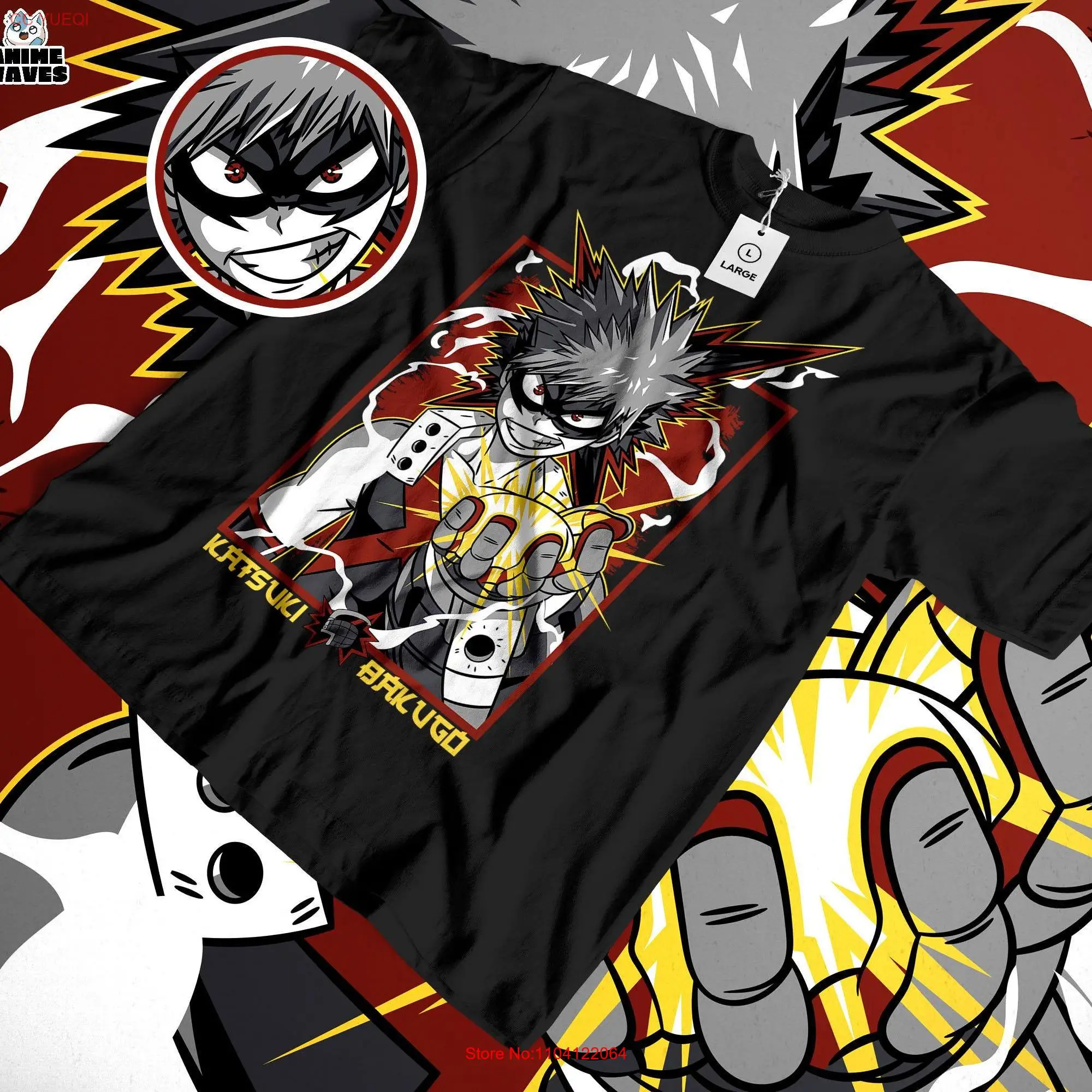 Explosive Hero Manga T shirt Japanese Anime Design Cool Power Print Trendy Quirk Modern Apparel Unique