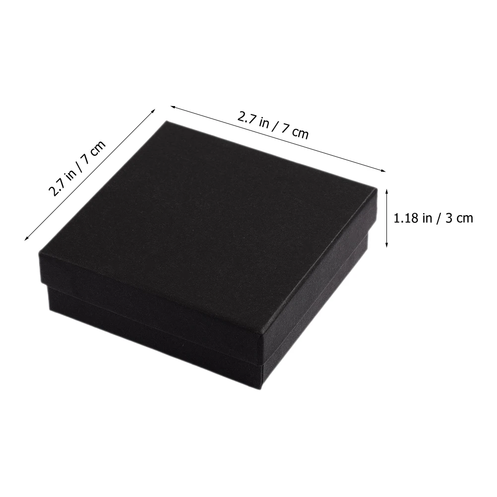 

6pcs Jewelry Gift Boxes Small Earring Necklace Packaging Case Lightweight Portable Storage Travel Box For Rings Bracelets