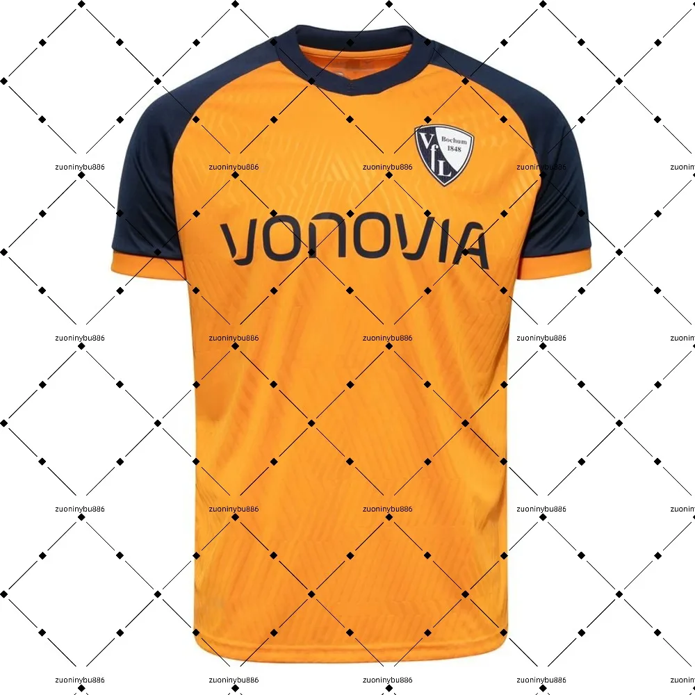 26-27 VfL Bochum Home and Away Jerseys, T-shirts with Digital Printing Patterns, Sports Breathable Short Sleeves