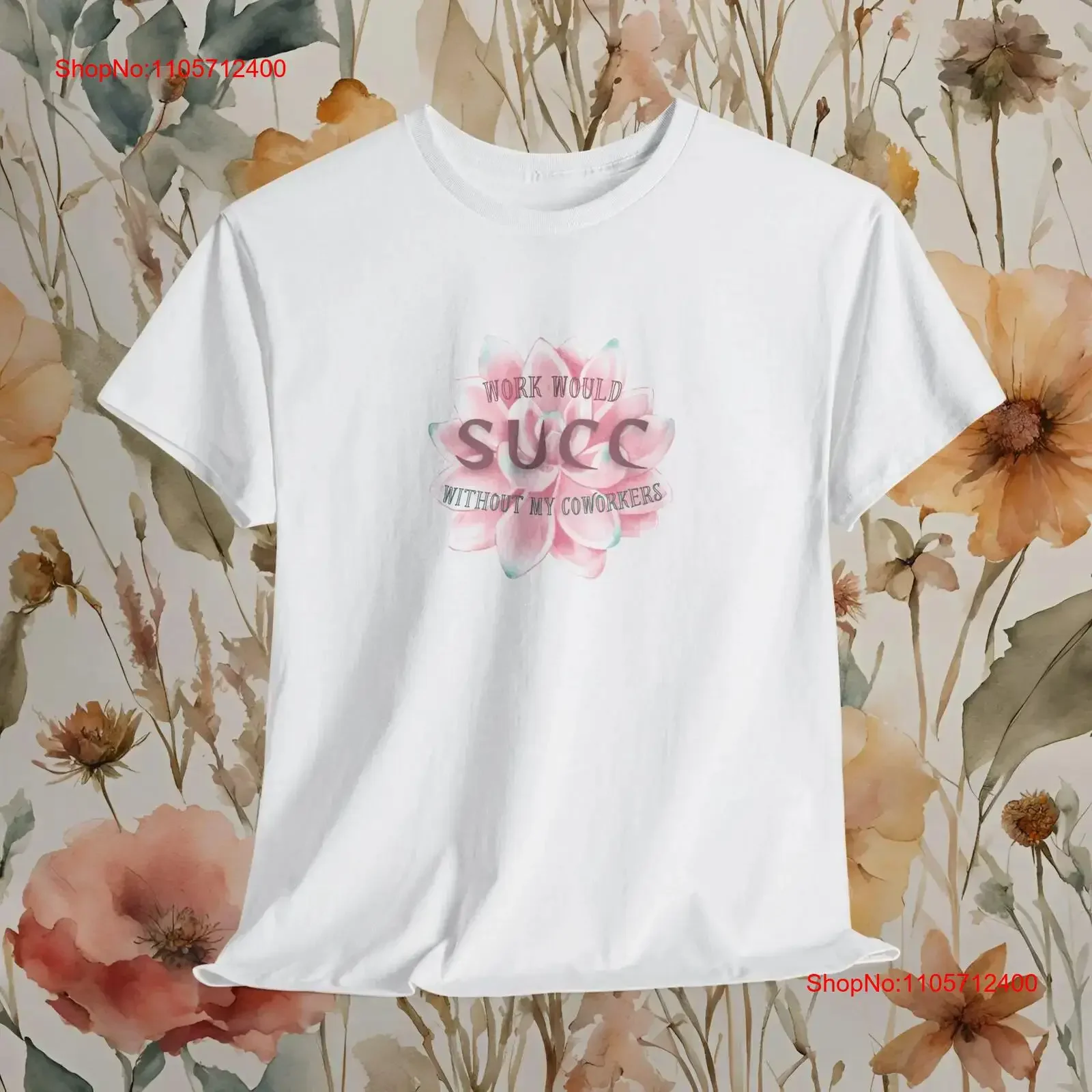 Plant Lover Clever Pun T Shirt SucculenT Funny Coworker Botanist Gardening Top vintage Washed Breathable Soft Versatile homme