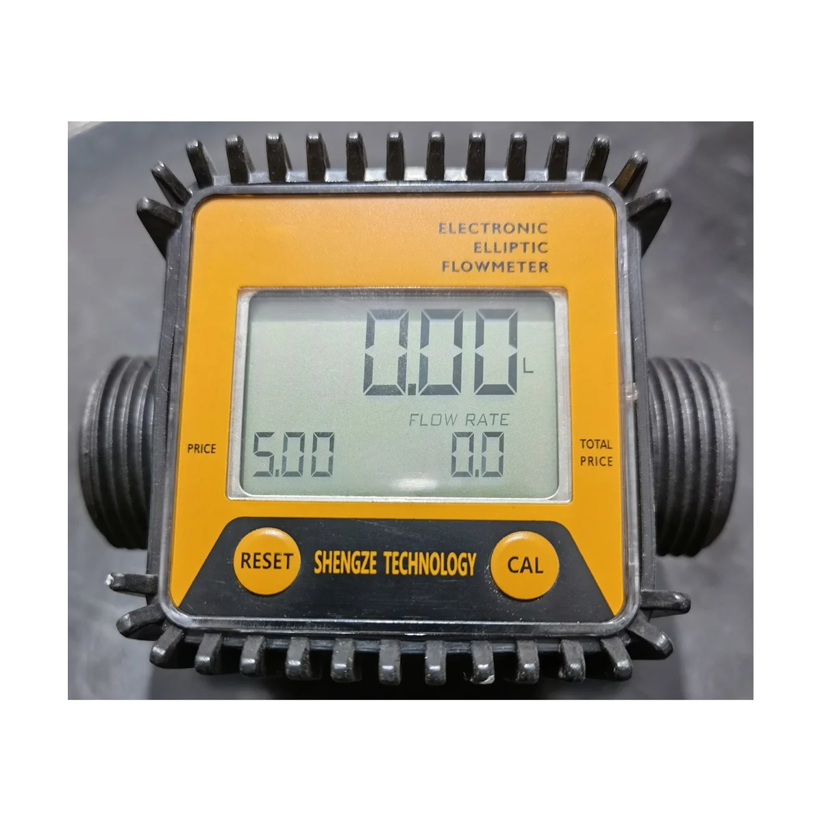 K28 Electronic Display Turbine Flowmeter for Measuring Methanol Counter Flow Meter Urea Flow Rate-Orange