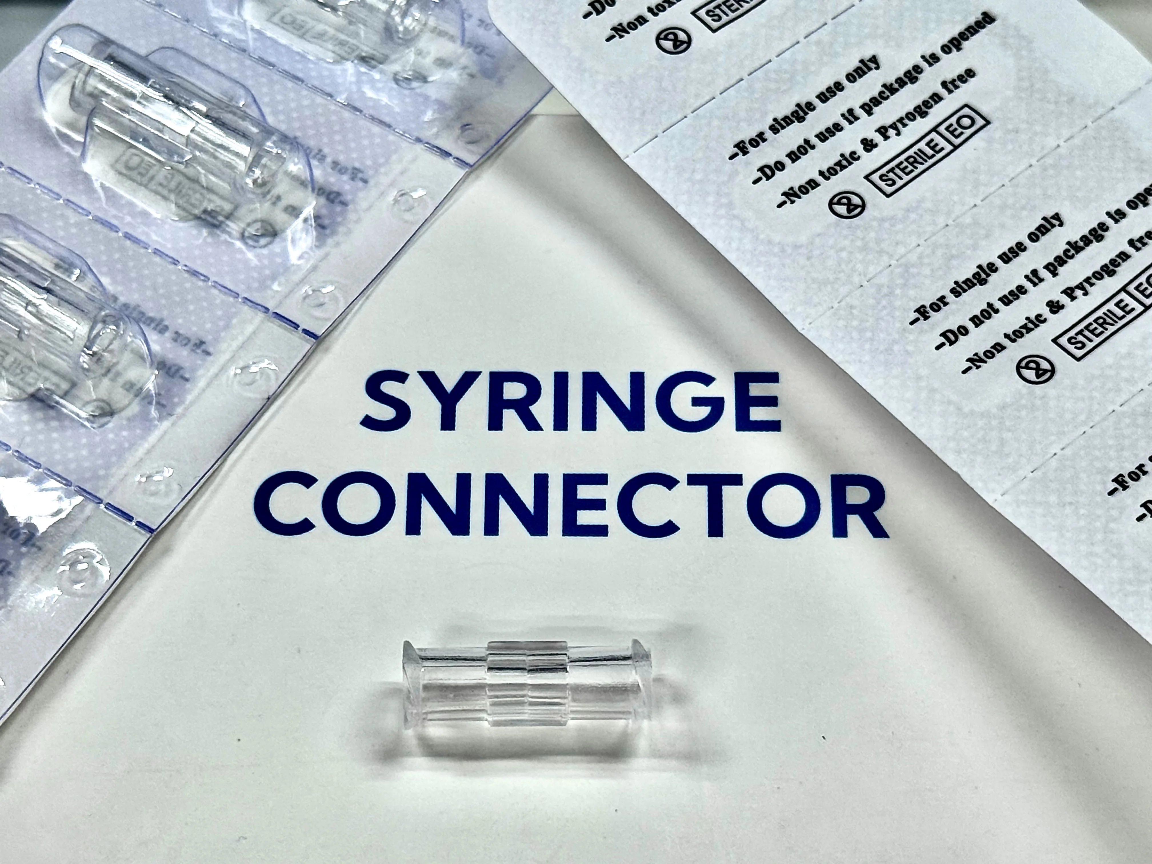 Female to Female Luer Syringe Connector Double Joints Coupler 10-100pcs Sterile pp Transparent Luer Lock Syringe Adapter