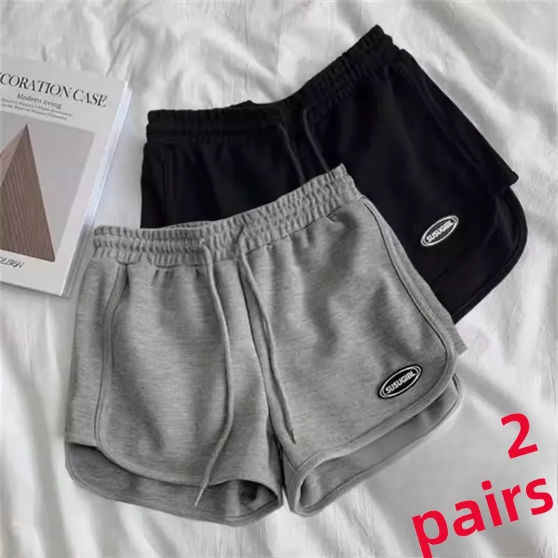 

New 2026 Men's Loose Fit Thin Straight Leg Three Quarter Length Shorts Summer Casual Sport Running Fitness Four Inch Shorts