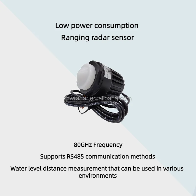 Efficient 0.1-40m Liquid Level Sensor for Water Monitoring Radar Controller for Lakes Rivers Other Water Bodies