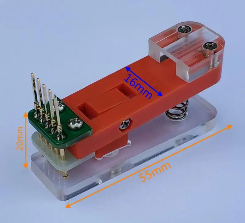 2.0mm Single-Row Test Pin Fixture Probe Fixture for Programming/Flashing