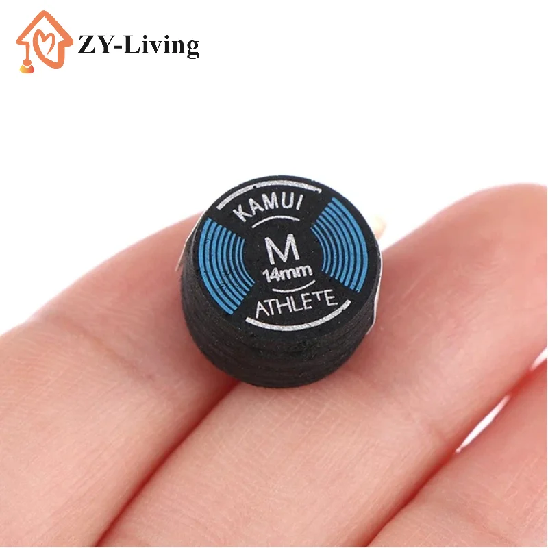 

1 шт. 14 мм S/M/H Качественный кожаный наконечник для бильярдного кия, для пула, девятки, снукера, жесткий и мягкий тип