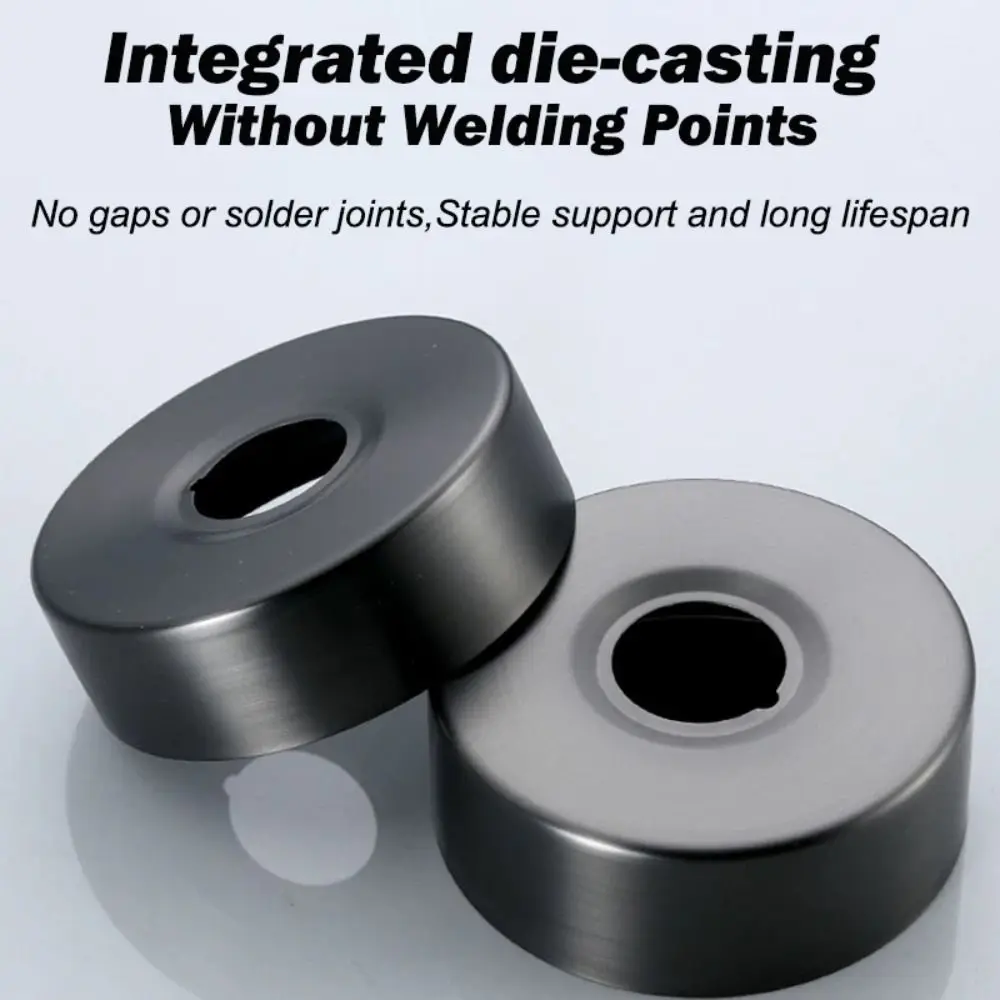 New Stainless Steel Shower Faucet Cover Grey Chrome Finish Shower Arm Flange Flange Cover Plate