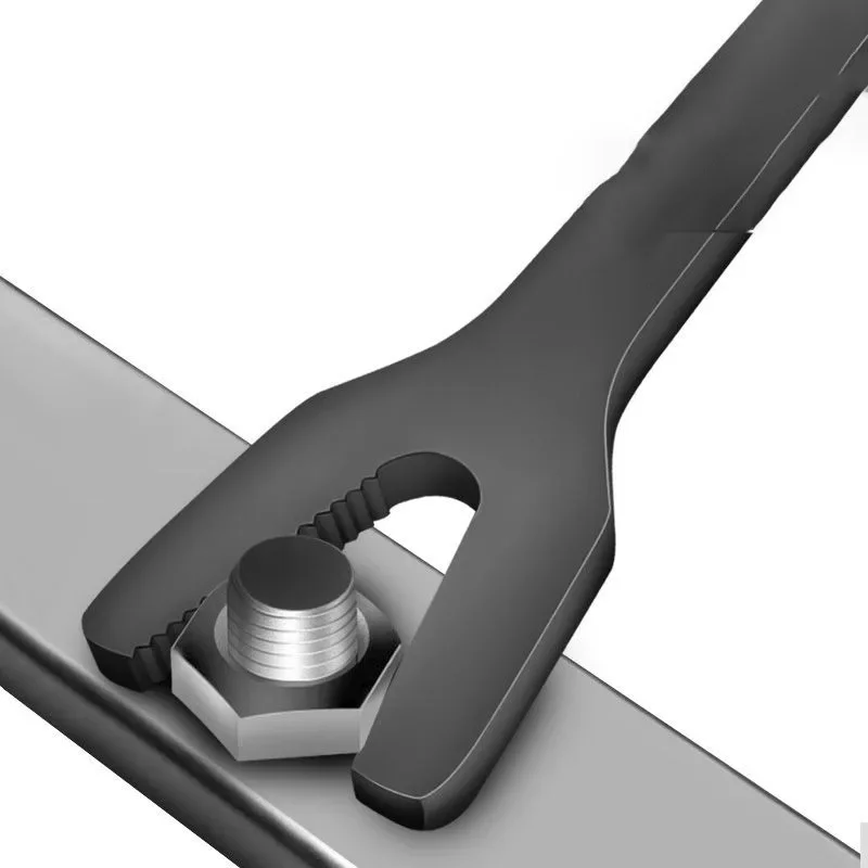 

Dual-head Open-end Wrench Self-tightening Manual Multifunctional Hand Tools Universal for 6-25mm High Hardness Adjustable Wrench