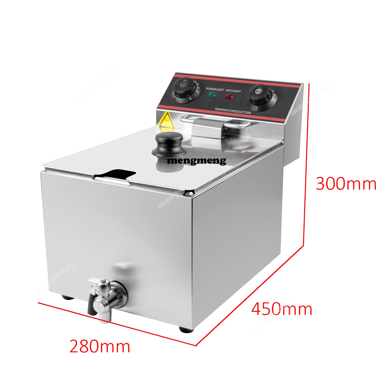 

Коммерческая кухня, ресторан, оборудование для общественного питания, 6 л, фритюрница для картофельного жира с куриными чипсами, электрическая фритюрница