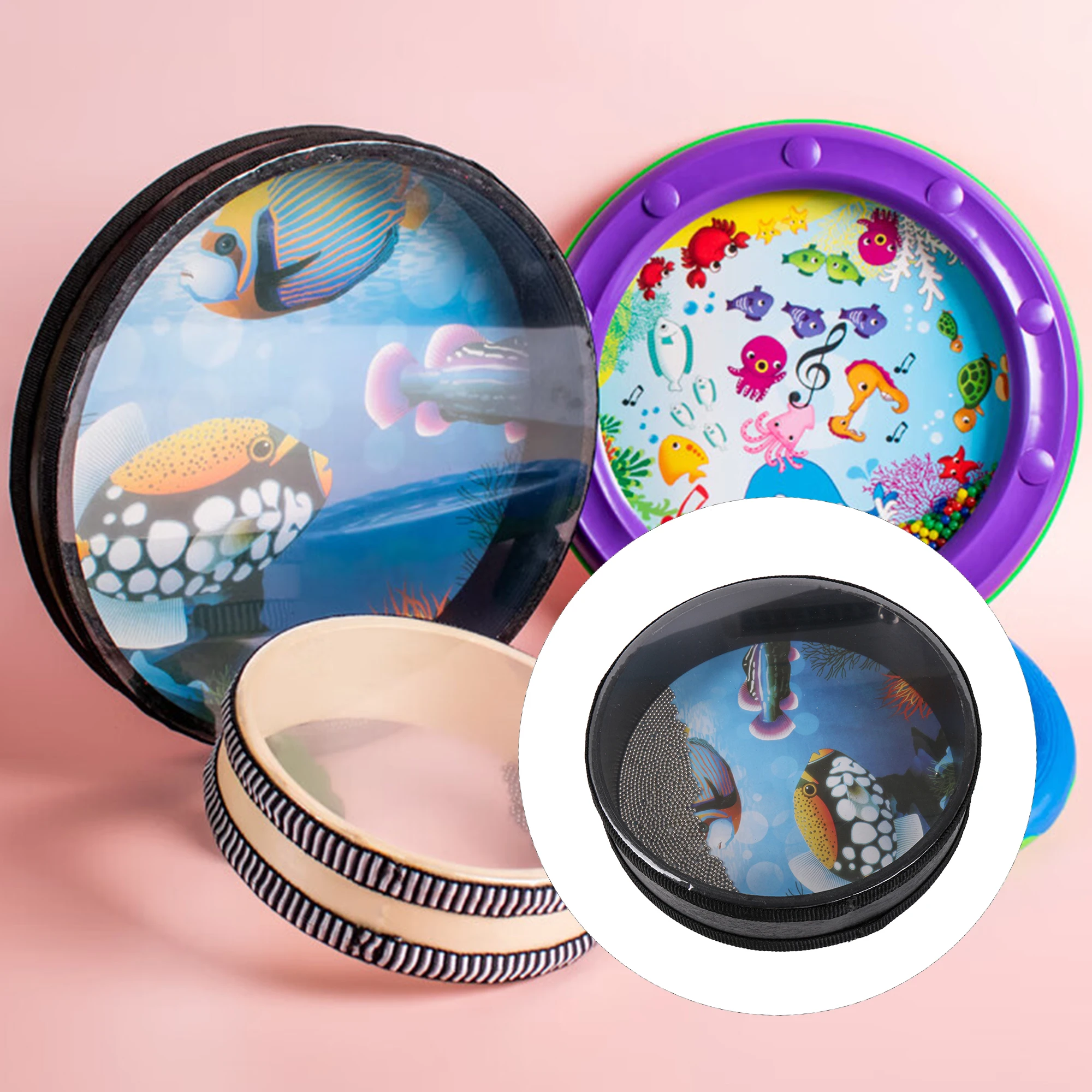 ウェーブビーズオーシャンドラム ミュージカル教育用 8インチ - Ocean Drum Wave のレビューと価格