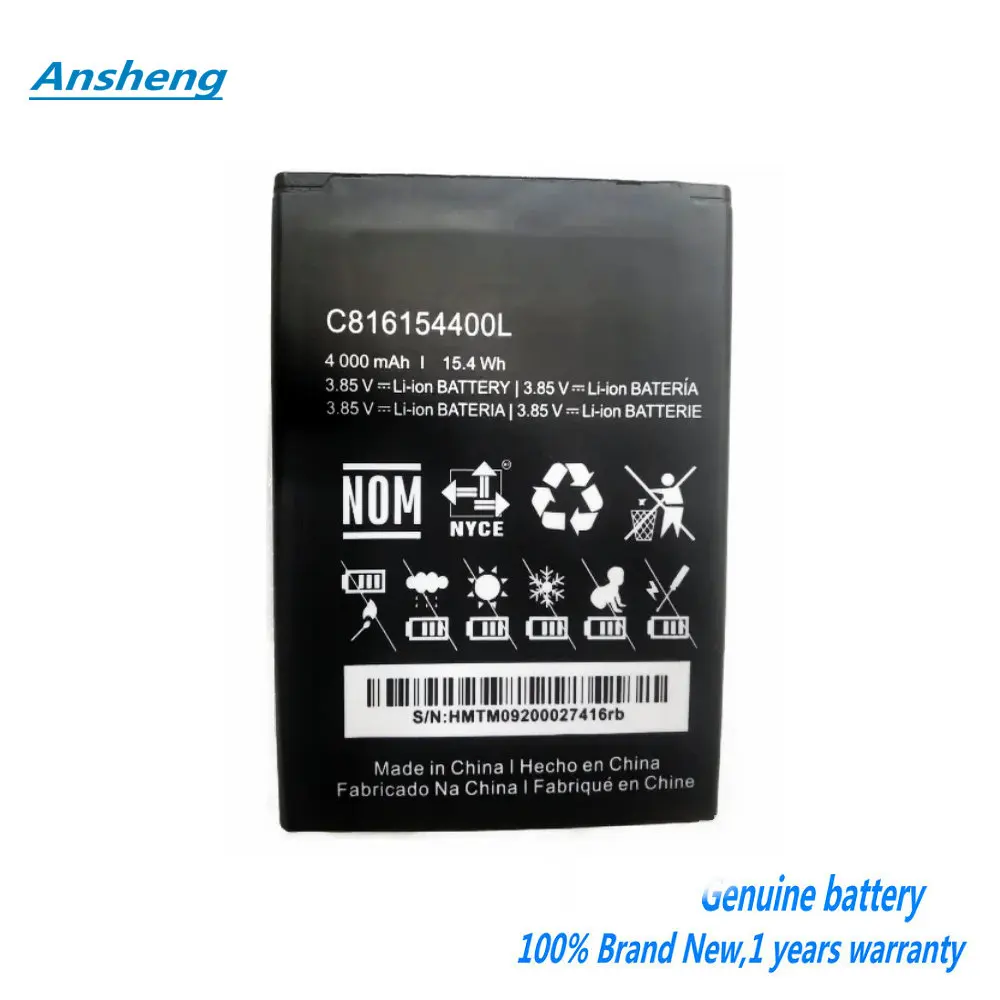 Original 3.8V 4000mAh Battery For BLU C816154400L Mobile Phone