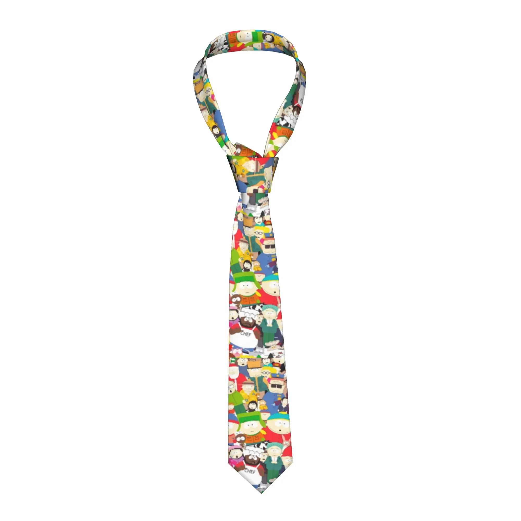 

Галстуки South Park унисекс, 8 см, с бирками, аксессуары для мужских рубашек, галстуки для косплея
