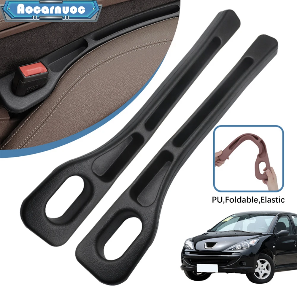 

2pcs/set Car Seat Gap Filler Strips Accessories For Peugeot 207 2006 2007 2008 2009 2010 2011 2012 2013 2014 Internal Seam Plug