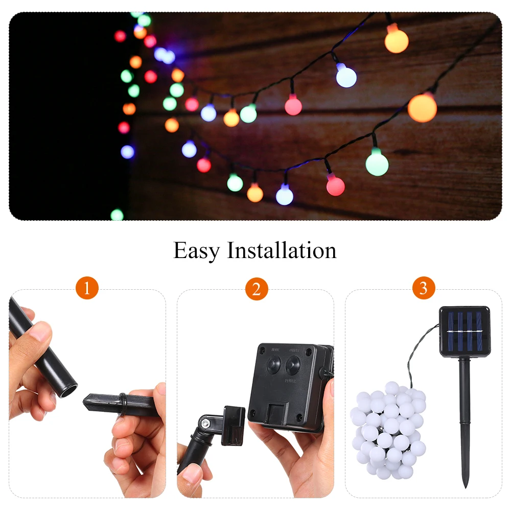 

50pcs Fairy Light String Led Copper Wire String Light 6.9m Battery Powered For Bedroom Garden Patio Party Wedding Decoration