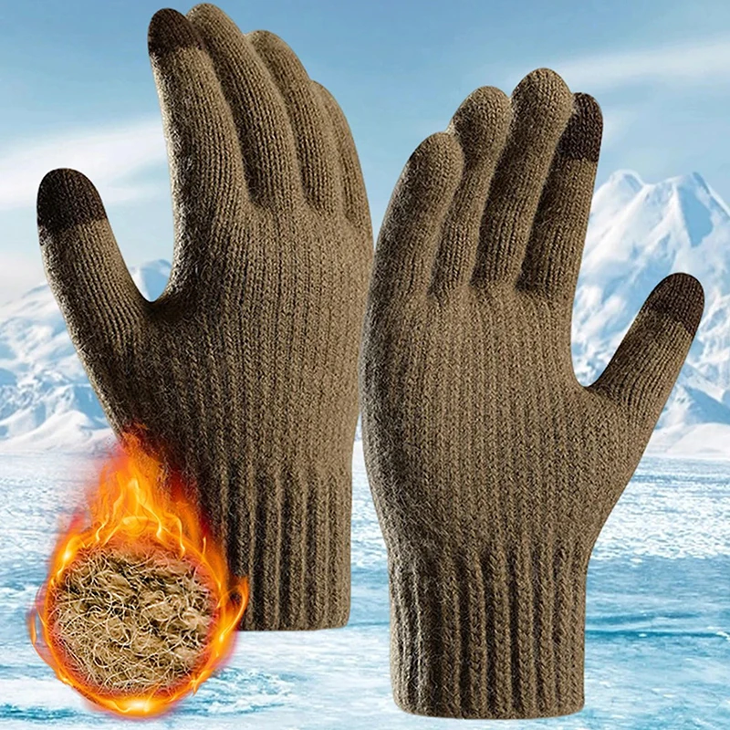 2025 Men's Winter Warm Touchsc - đánh giá và giá Wool Glove Lined