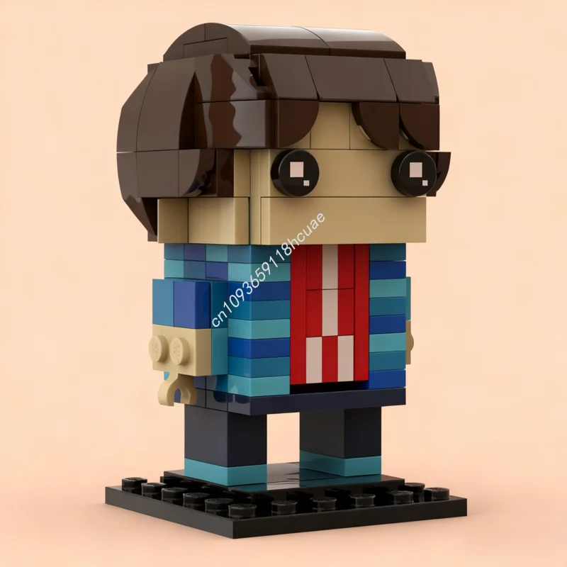 ตัวต่อ MOC แดเนียล ดิอาซ ไลฟ์ อิน สเตรนจ์ บล็อกตัวต่อ Brickheadz แบบประกอบเอง ของเล่นตัวต่อ DIY สถาปัตยกรรม ของขวัญคริสต์มาส 183 ชิ้น