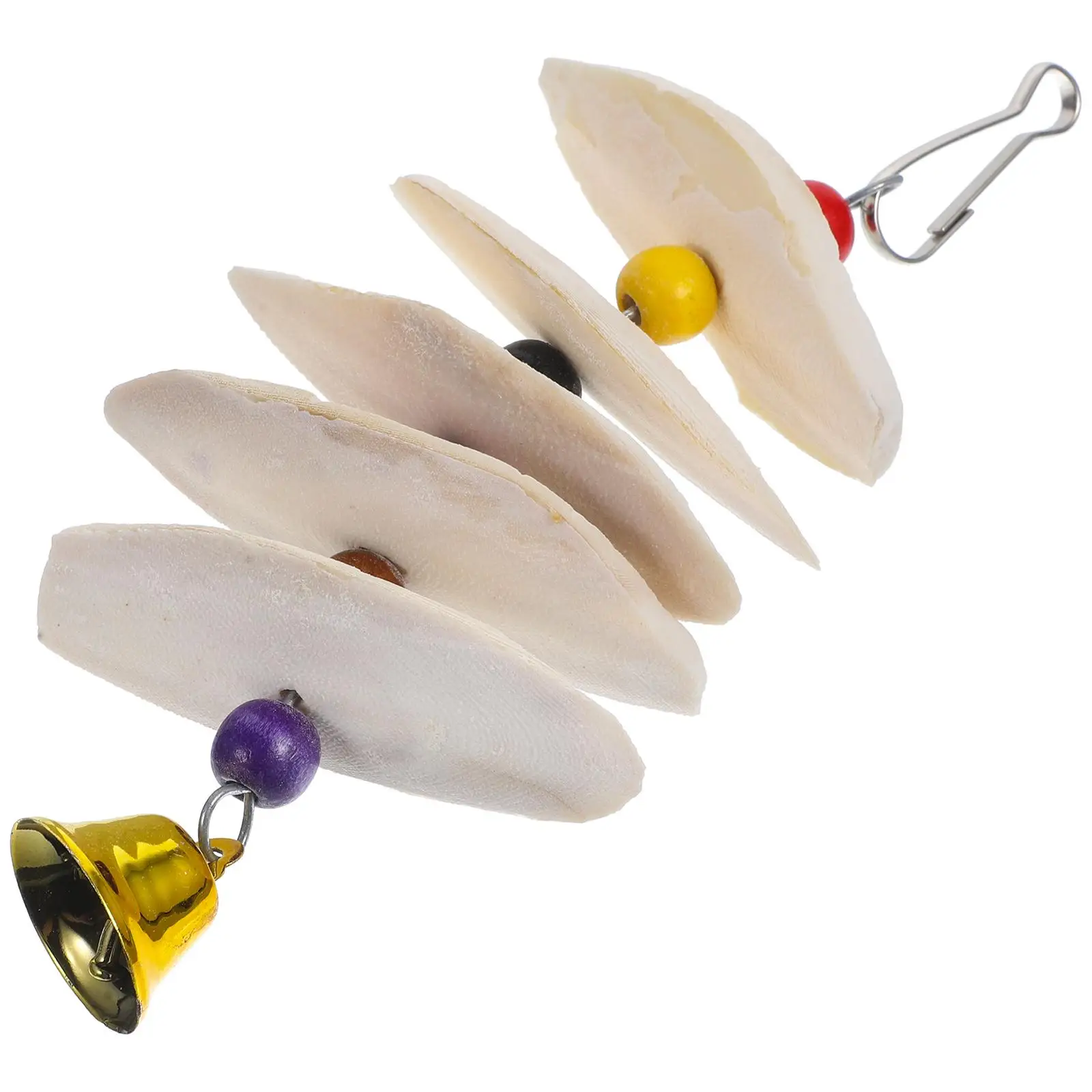 

Bird Cuttlebone Toy Supply Small Parrot Calcium Rich Hanging Molar String Easy Absorb Chewing Plaything for Birds Pet Bone Bite