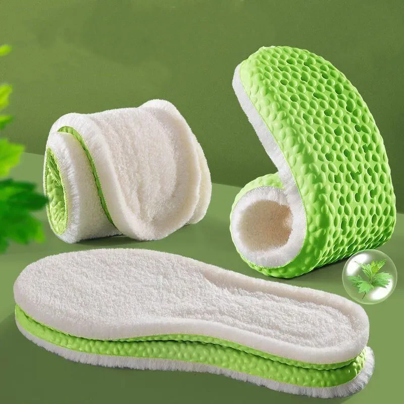 Warm Insoles for Shoes Winter Antibacterial and Deodorant Memory Foam Shoe Pads Women Men Breathable Sports Shoes Inner Sole image 3