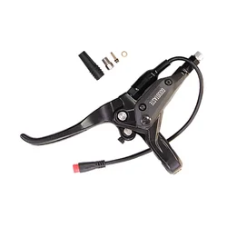 Brake Handle Brake Lever Black E-bike Parts GT03 Power-off Waterproof Connector For Electric Bicycle Brand New