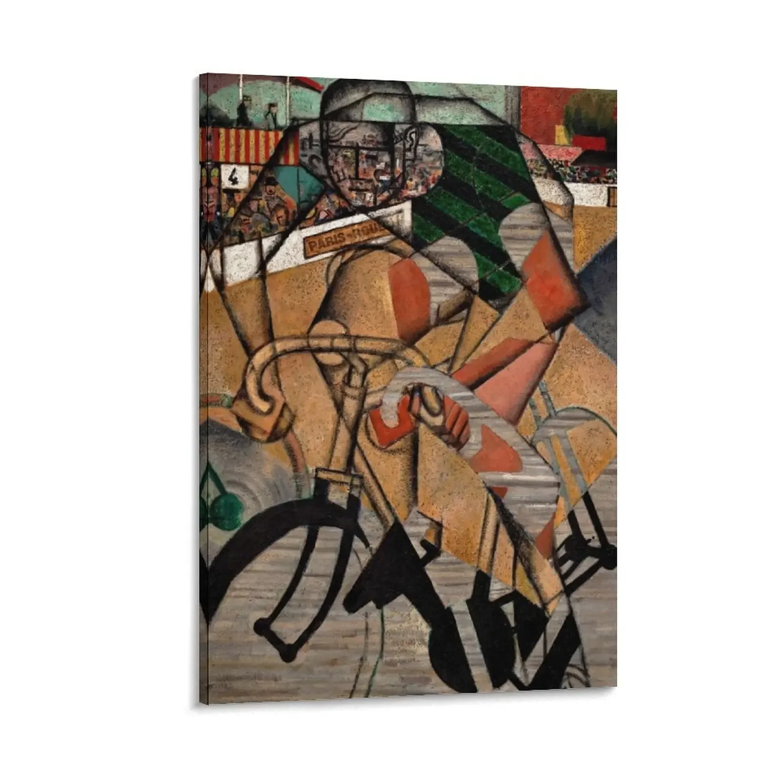 

Cycle track by Jean Metzinger - Vintage Art Canvas Painting bedroom decor posters room decoration