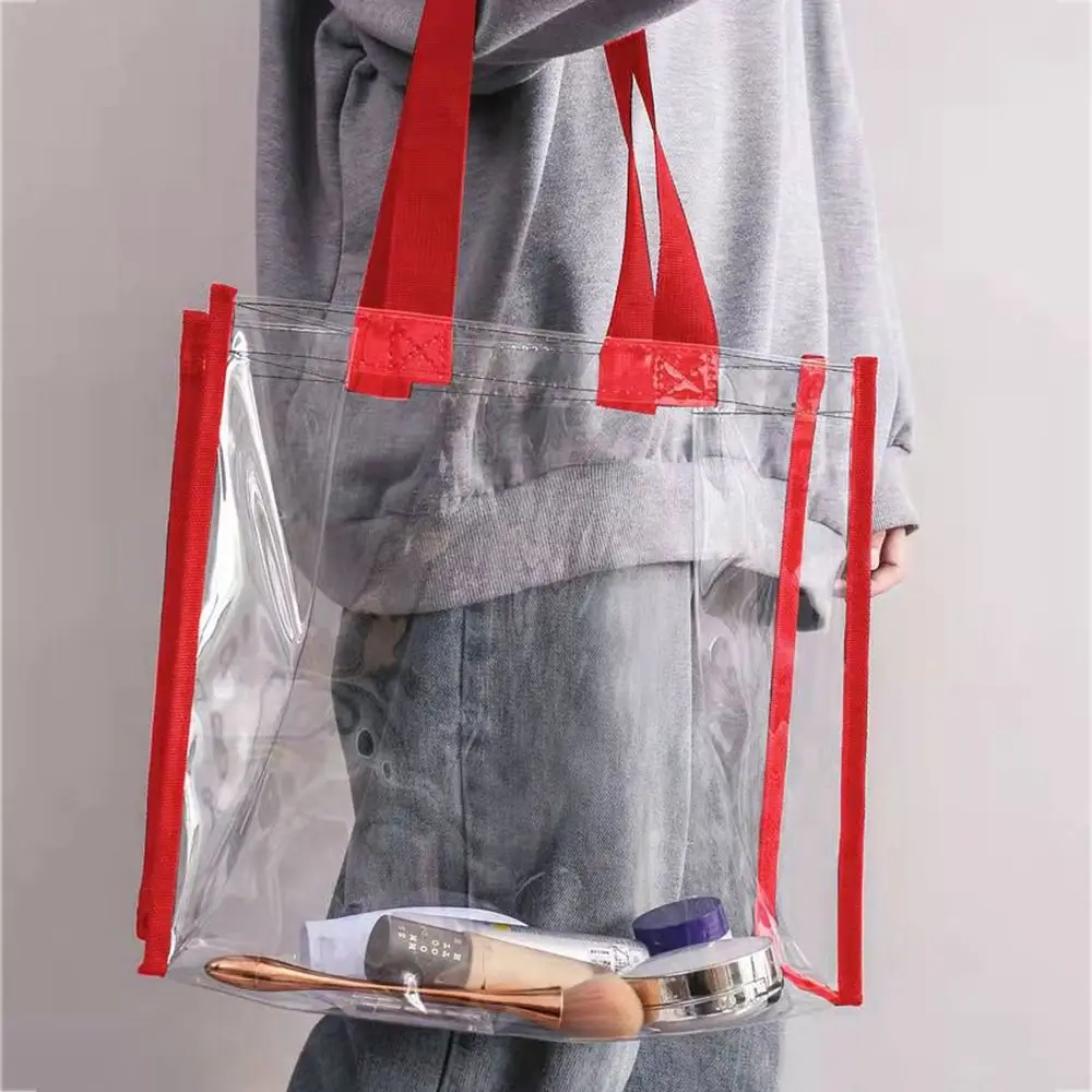 

Bag Zipper Bag Wash Pouch Large Capacity Transparent Makeup Bag Waterproof Storage Bag PVC Tote Bag Waterproof Beach Bag