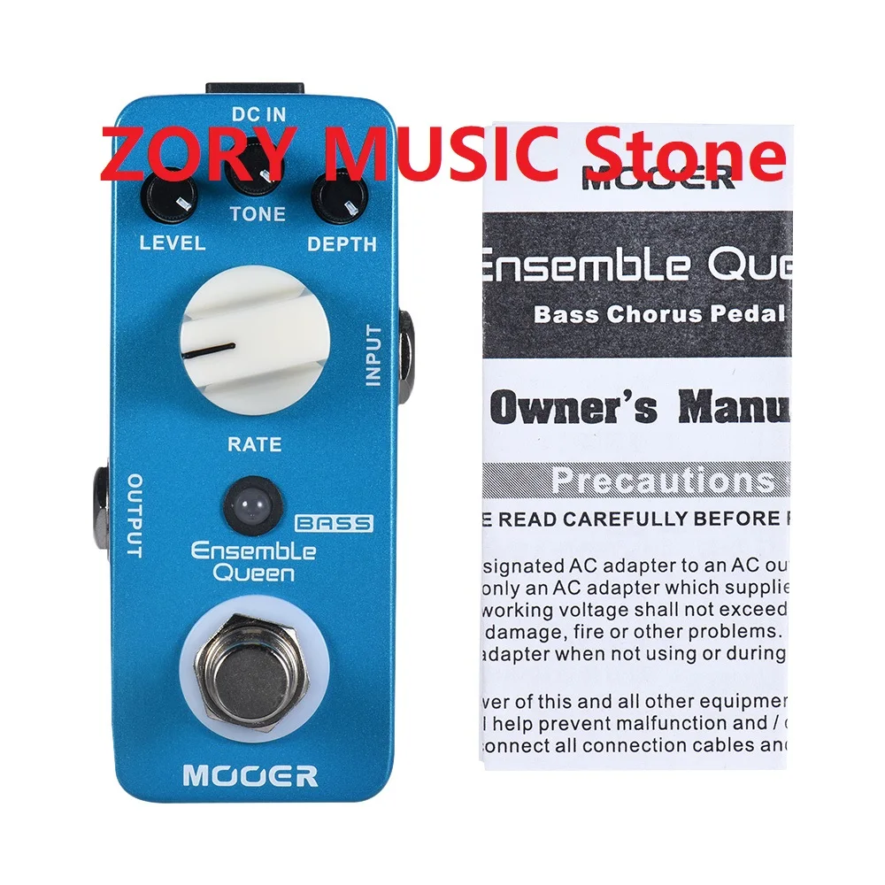 

MOOER Ensemble Queen Bass Chorus Effect Pedal True Bypass Full Metal Shell