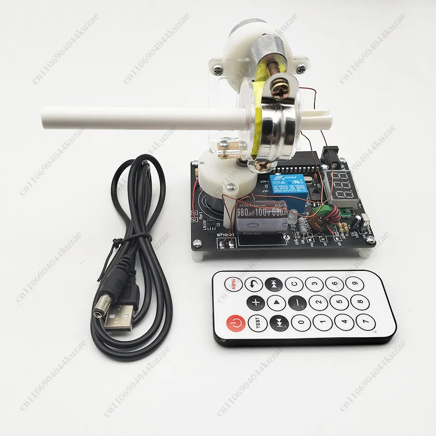 DIY Electromagnetic Coil Launcher Assembly Kit Electronic Science Educational Experiment Model