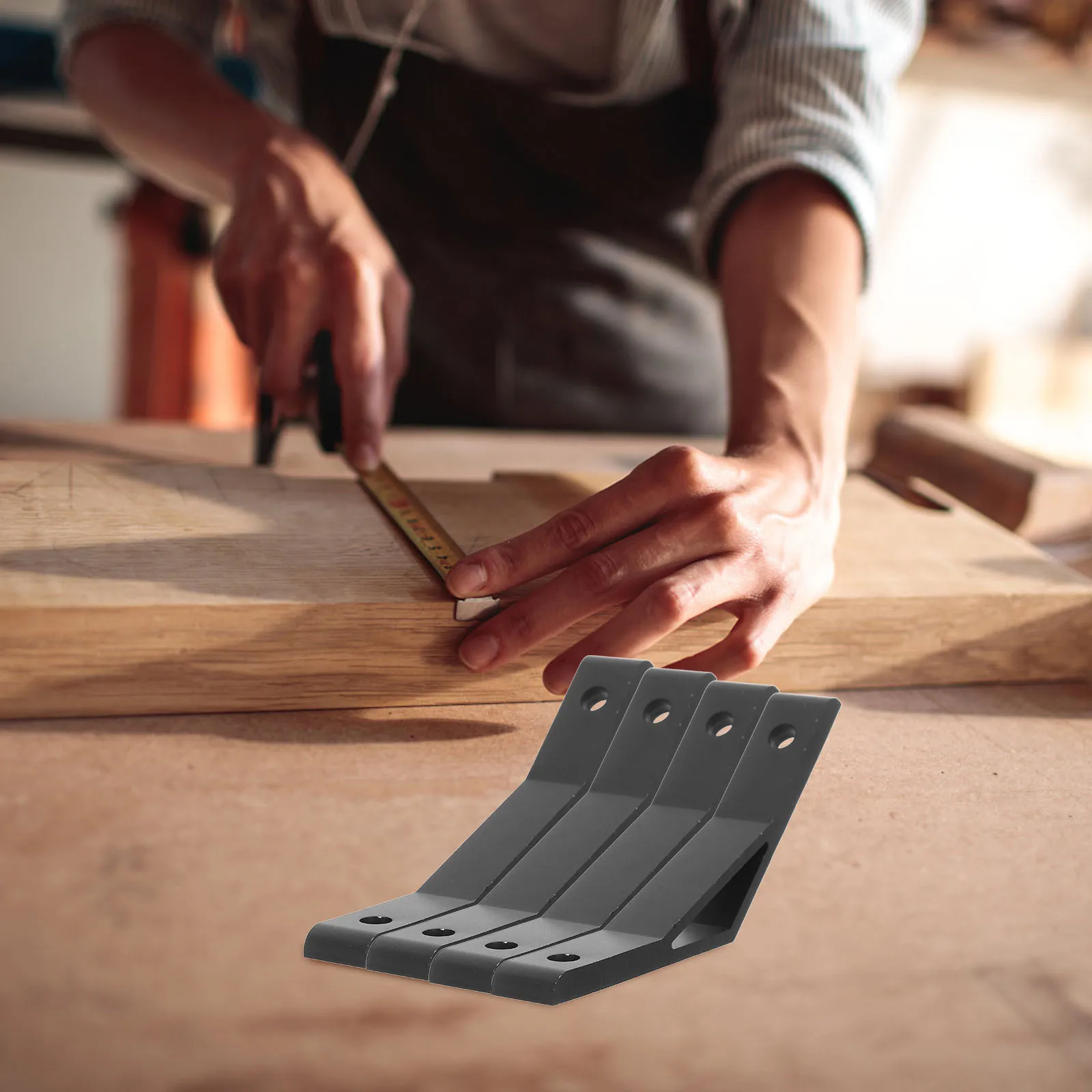 

4pcs Aluminum Profile Corner Brackets 135° Heavy Duty Angle Connectors For Frame Joining Support Durable Extrusion Mount