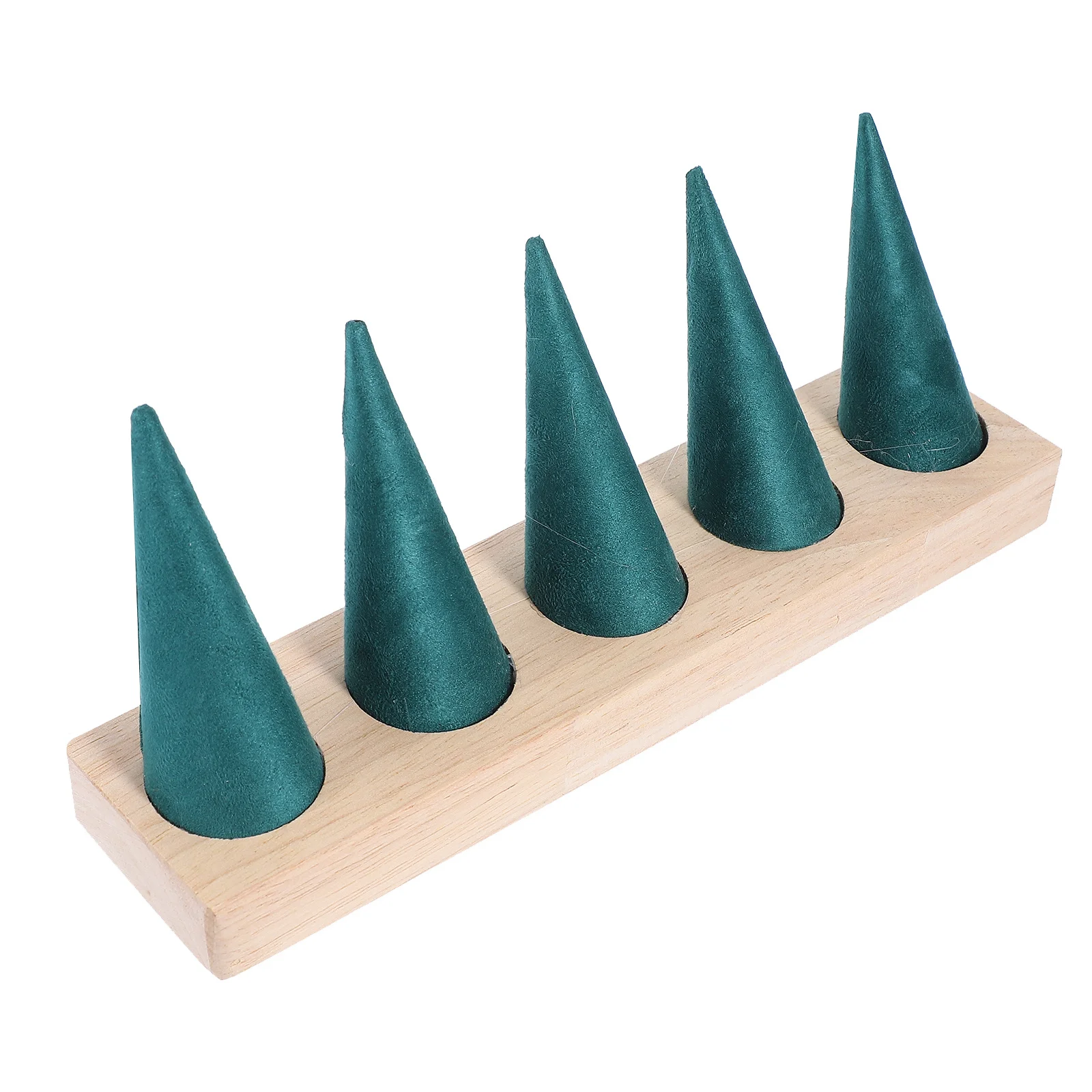 

Retail Display Rack Jewelry Stand Small Rings Storage Finger Stands Jewellery Wood