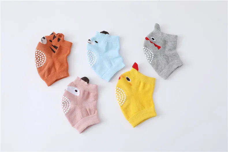 0-3 Jahre Baumwolle Baby Knie Pad Mädchen Jungen Anti-rutsch Knie Pads Neugeborenen Schutz Krabbeln Ellenbogen Kissen kind Leging Kniescheiben – Detail 4