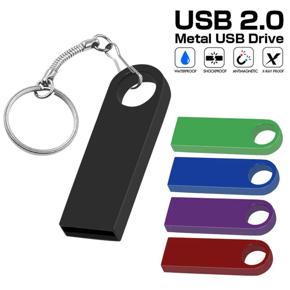Pendrive 128Gb Memory Stick 32Gb 4Gb Metal Usb Flash Drive 128Gb Pen Drive 64 Gb 8Gb Usb Stick 16 Gb Gift Memoria Usb