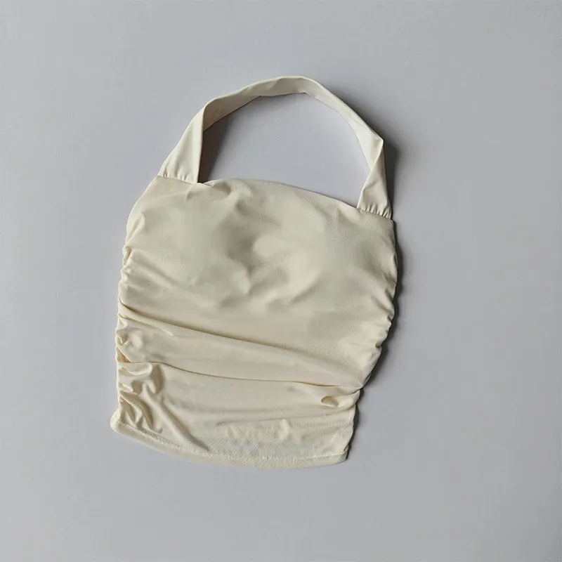 Sommerliche Sportunterwäsche für Damen, Netzstoff, schöner Rückenausschnitt, Yoga-Set, Weste, feste Brustpolster, Sportunterwäsche mit Halsband, Pilates-Fitness-BH – Detail 6