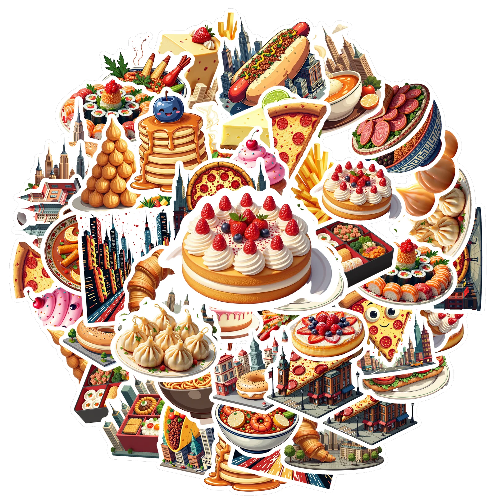 

35pcs-100pcs Cute Stickers Vibrant Stickers DIY Stickers For Laptop Motorcycle Luggage Phone Suitcase Fridge Phone