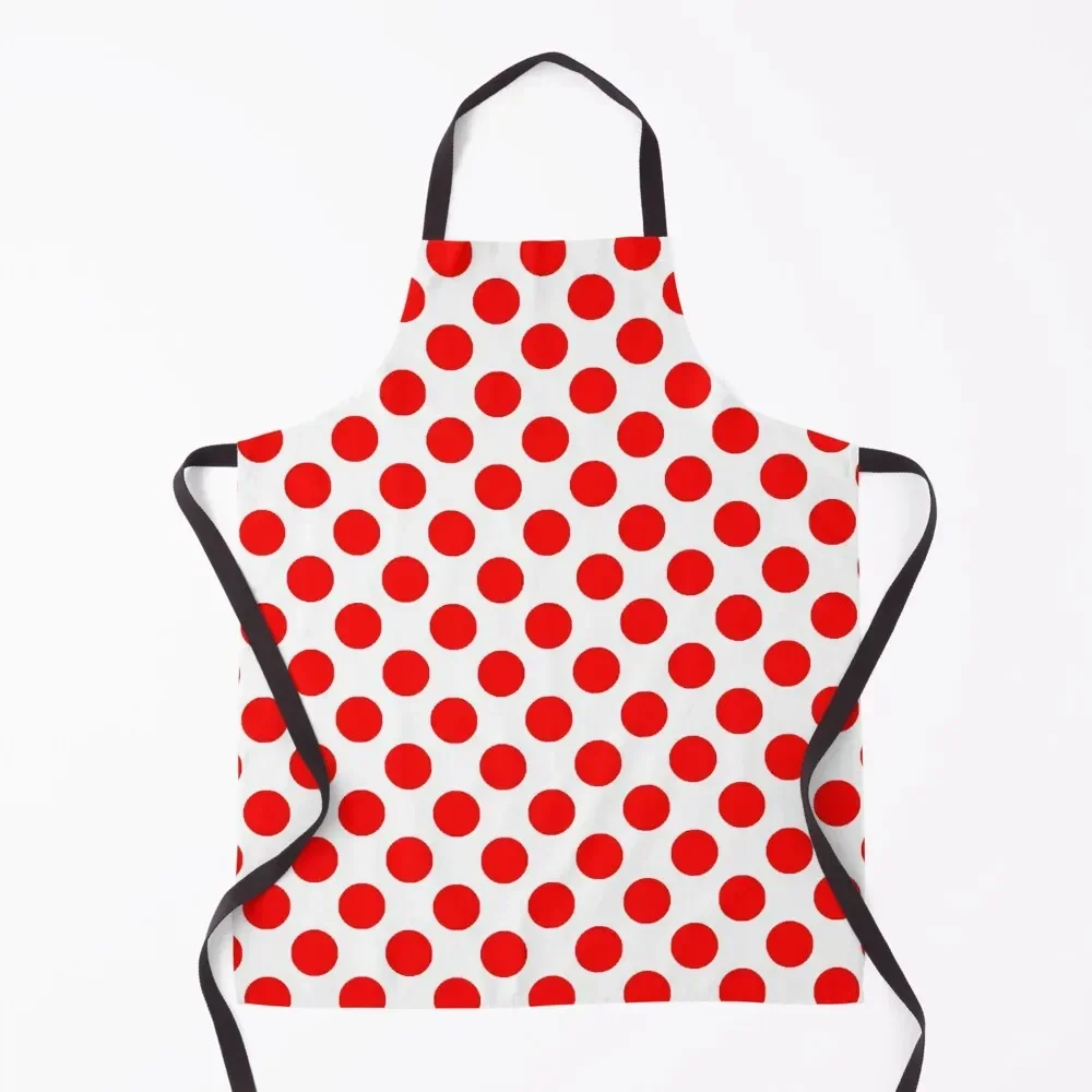 

White & Red Polka Dots by Orikall Apron for kitchen useful Teacher Apron