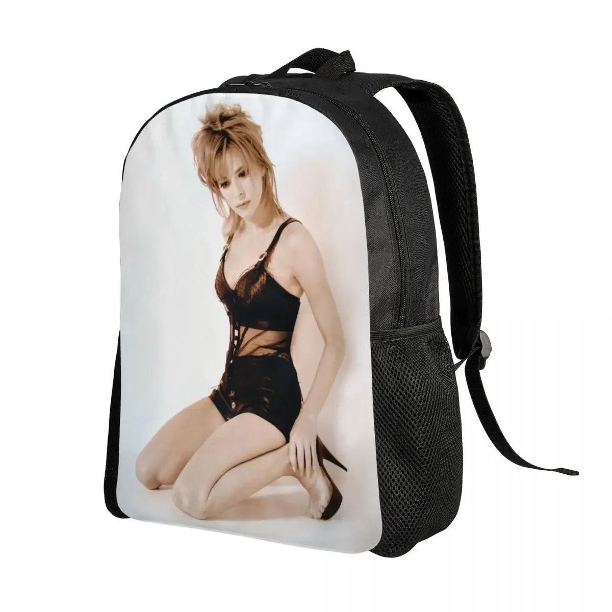 Mochila Sexy Mylene Farmer para hombres y mujeres, bolsa de libros para estudiantes universitarios, se adapta a bolsas para portátiles de 15 pulgadas