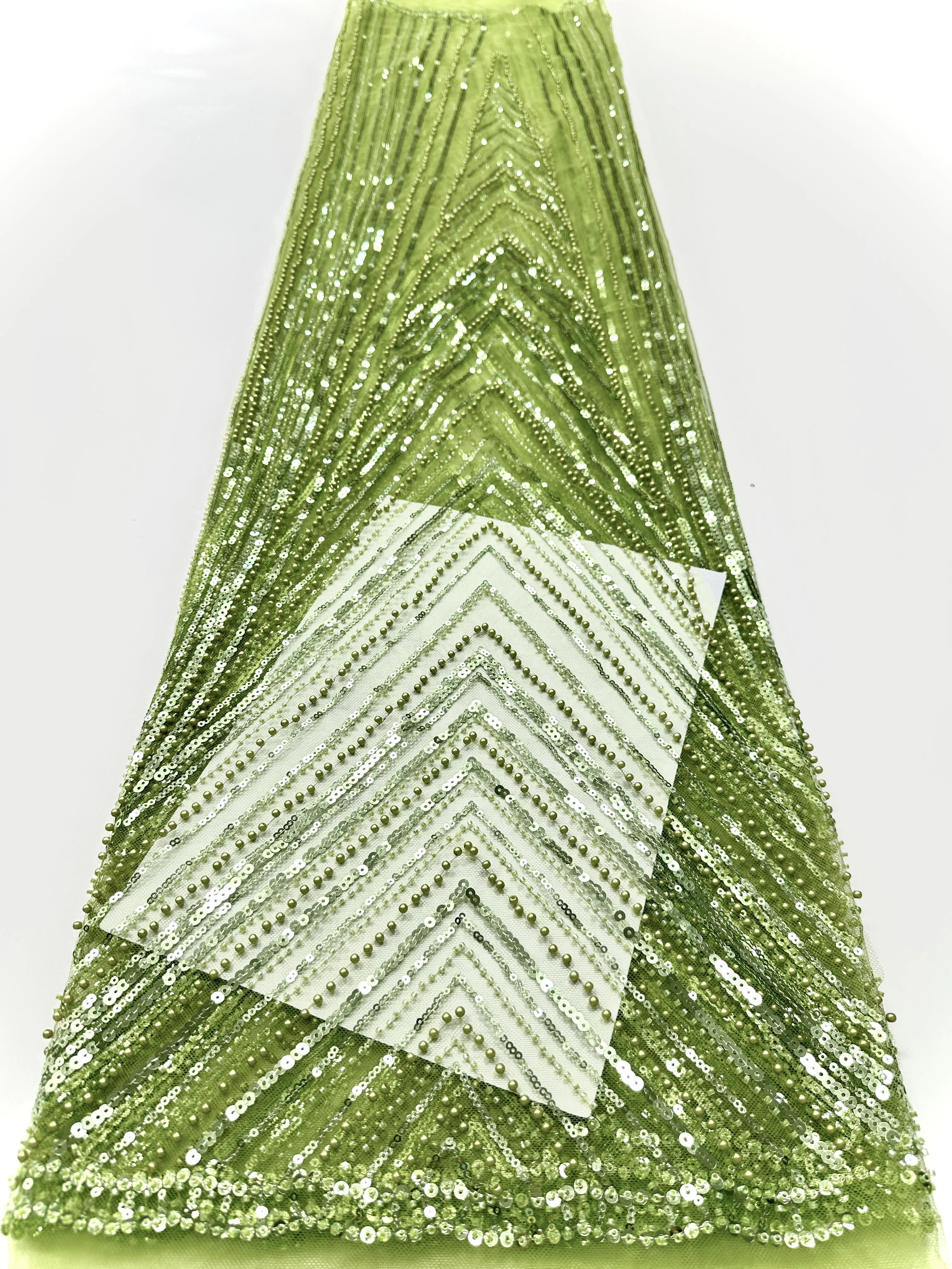 Vermelho africano 3d lantejoulas frisado tecidos de renda 2025 alta qualidade bordado francês nigeriano tecido renda para material costura casamento