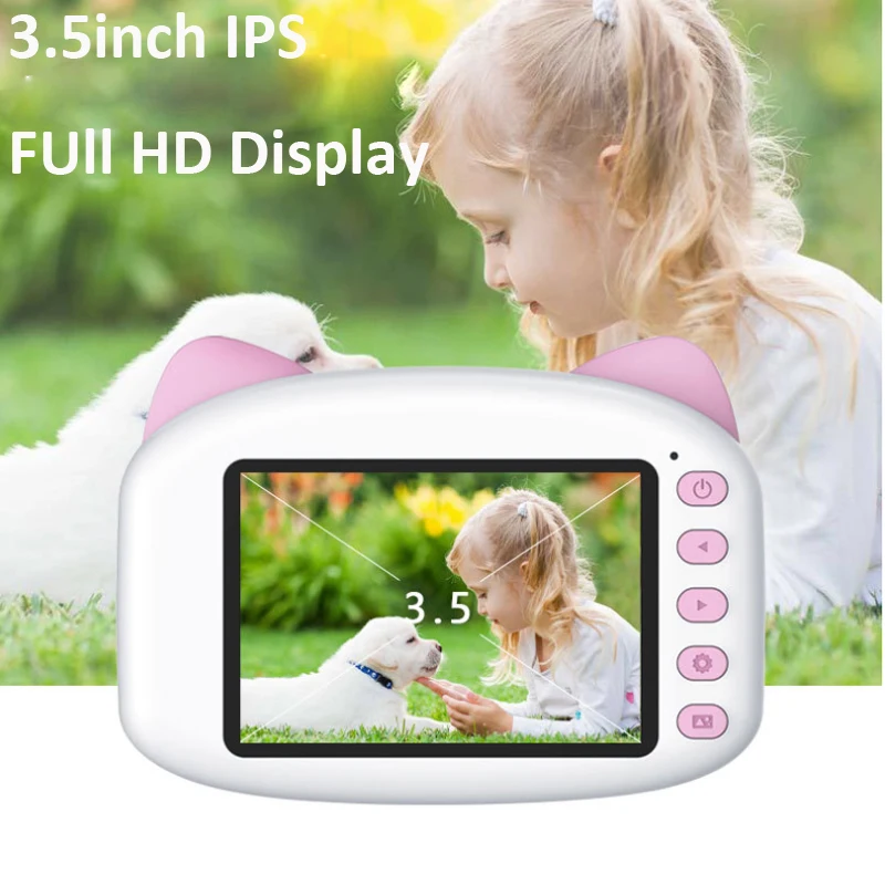 2022 New X900 Children's Camera 3.5 inch Super Large Screen Cartoon Digital Camera Cute Camera and Games The Best Gift for Kids