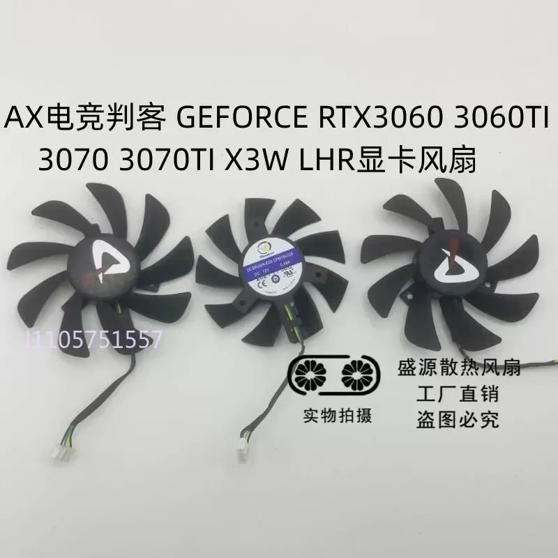 AX Gaming Judge Graphics Card Fan for GEFORCE RTX3060 RTX3060TI RTX3070 RTX3070TI X3W LHR