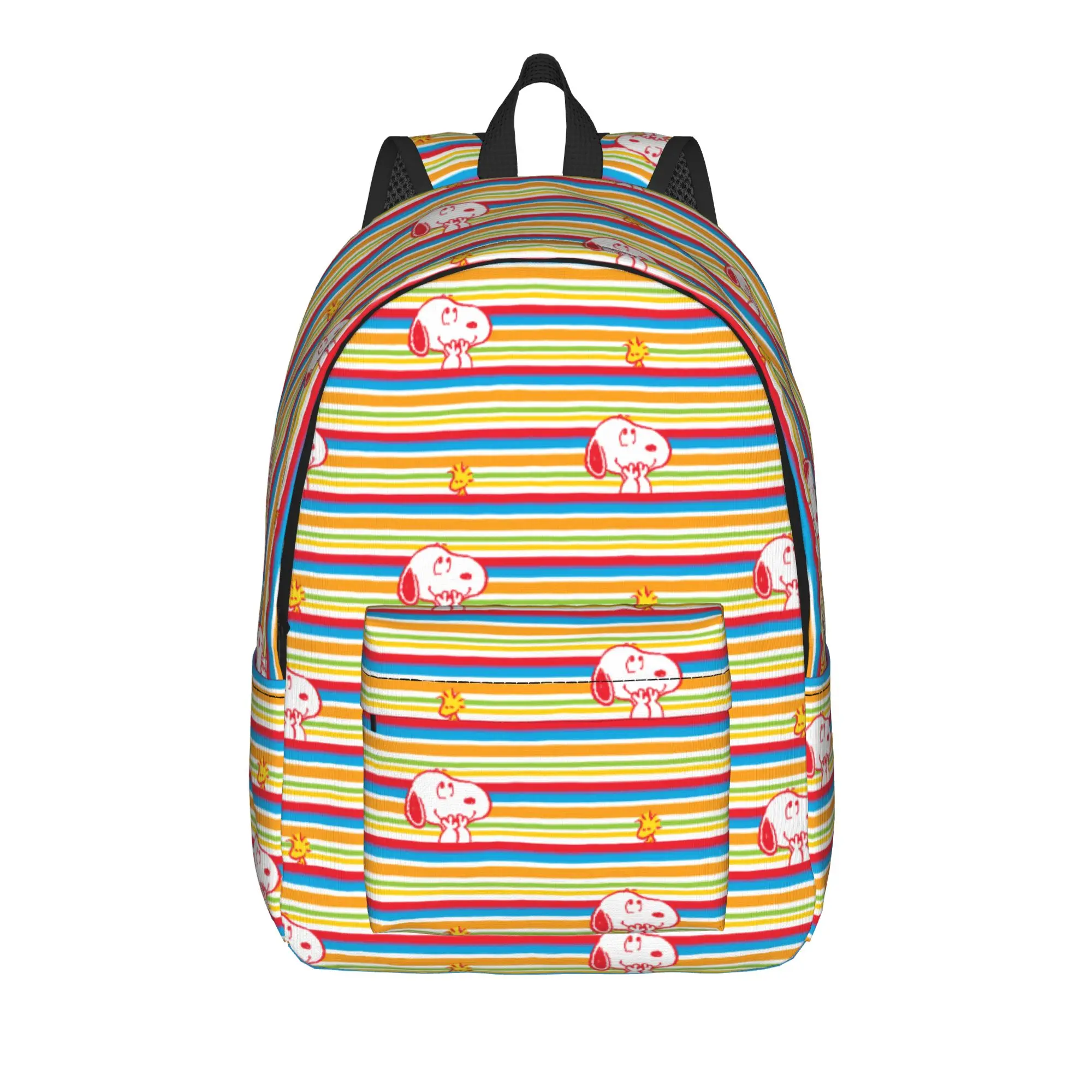 S-Dog-Snoopies Cartoon Backpack for Men Women Fashion High School Hiking Travel Daypack  College Canvas Bags Lightweight
