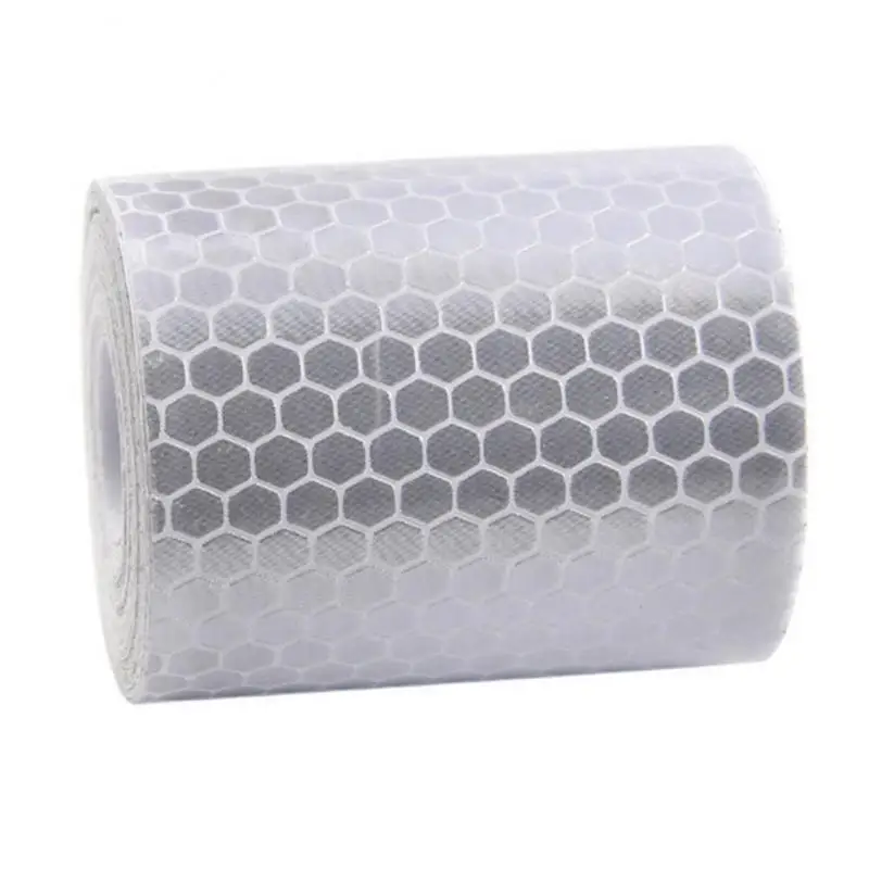 1PCS 5cmx3m Cinta Reflectante Reflective Fabric Reflector Reflex Adhesiva Auto Car Film Crystal Honeycomb 30 Mm